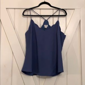 J crew scallop camisole